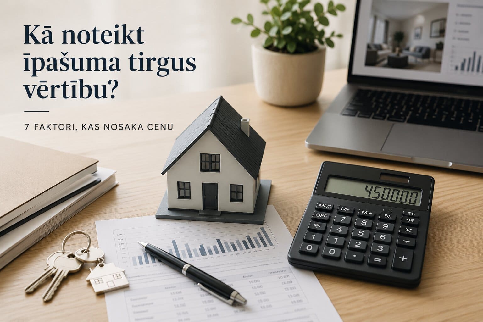 Kā noteikt īpašuma tirgus vērtību